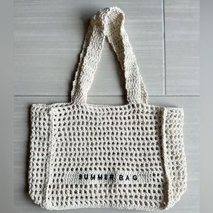 White/Cream Summer Tote bag - brand new